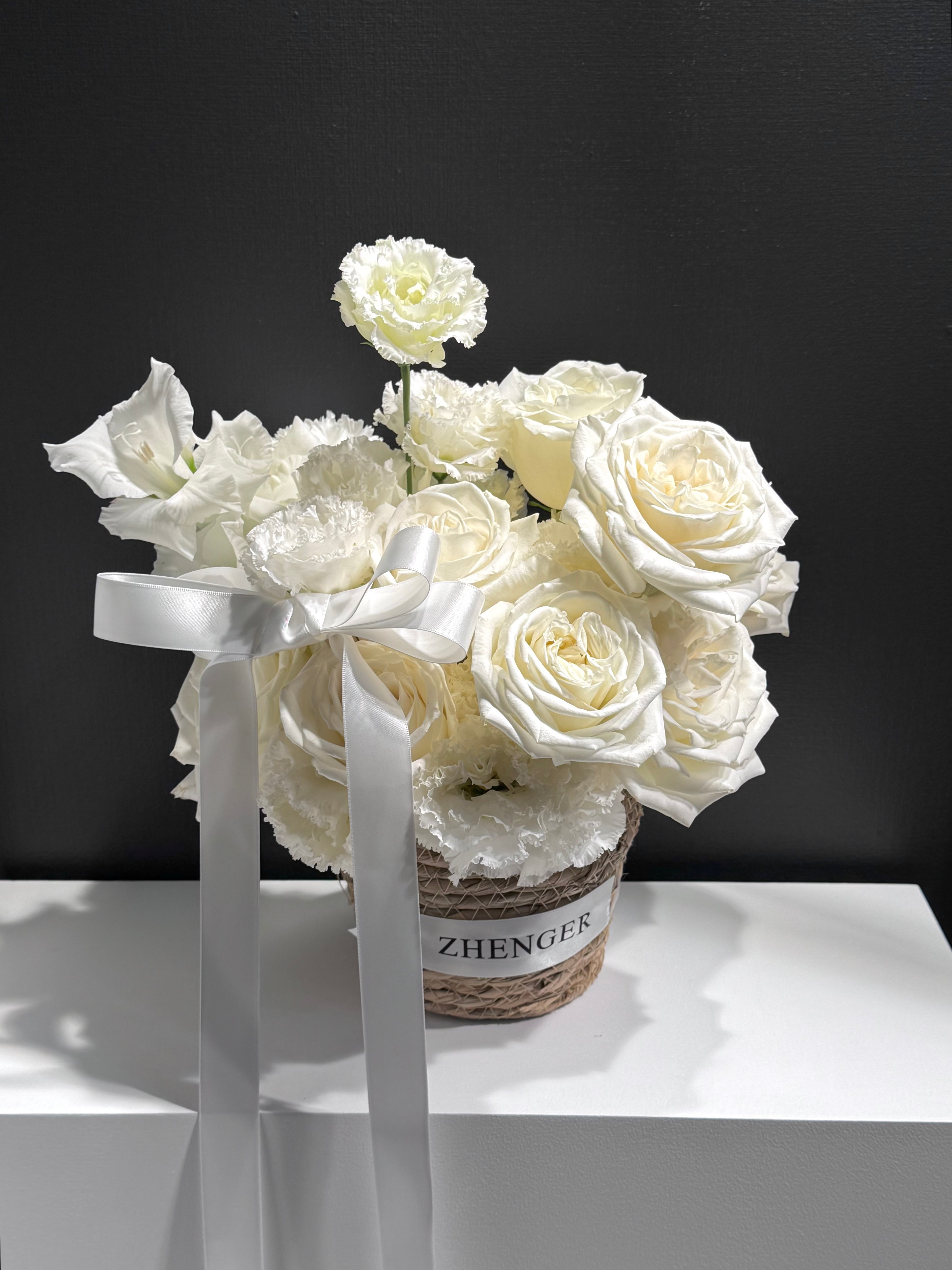 14 FEB 🩶 Snow Bloom Bucket