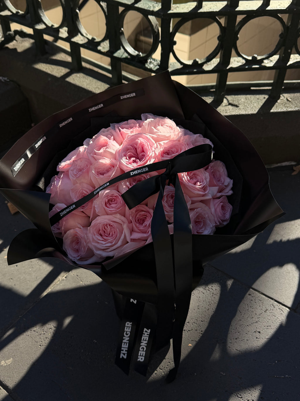 Roses with a sweet scent (pink o’hara)