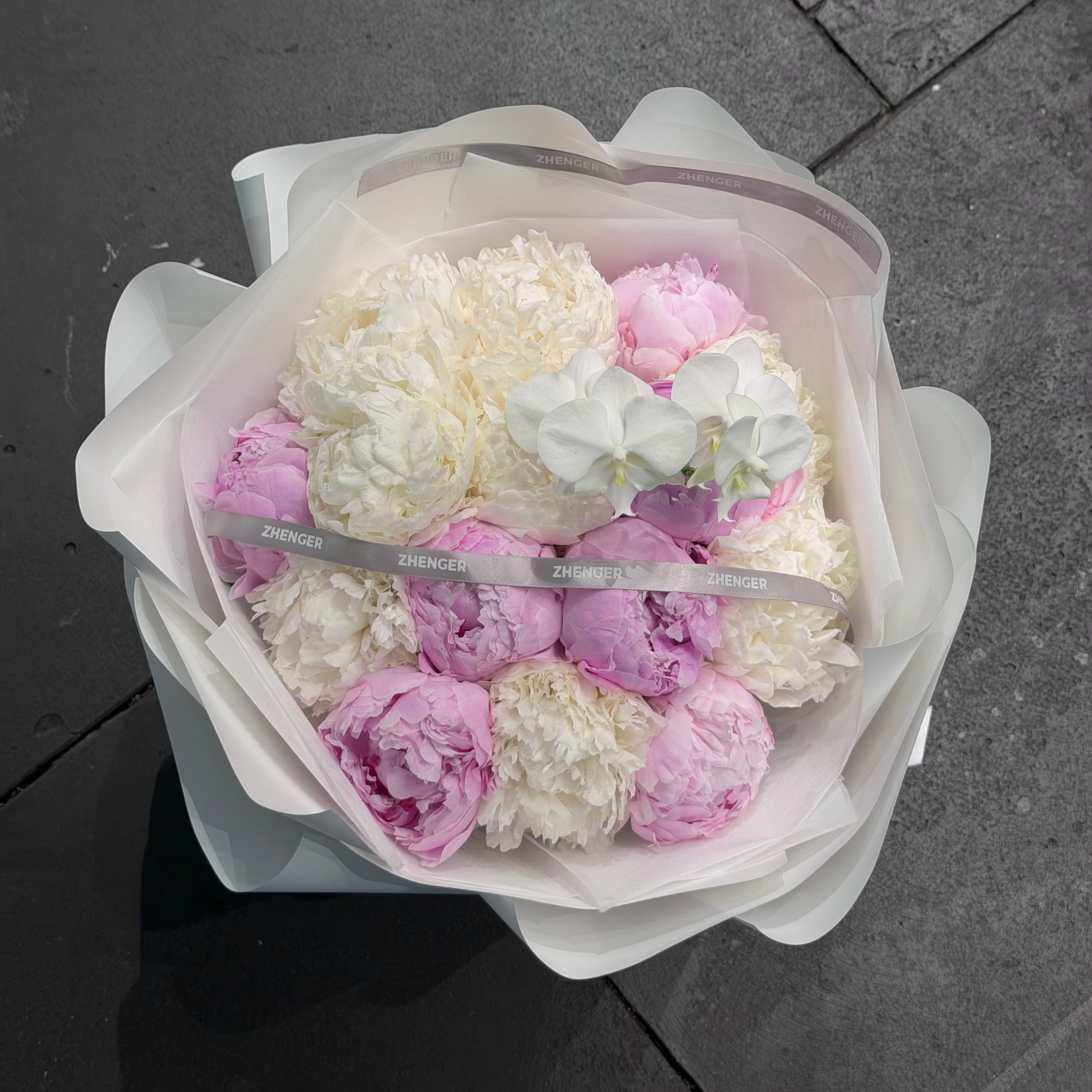 0v0 Pinky & White Peoniessss （mini orchid)