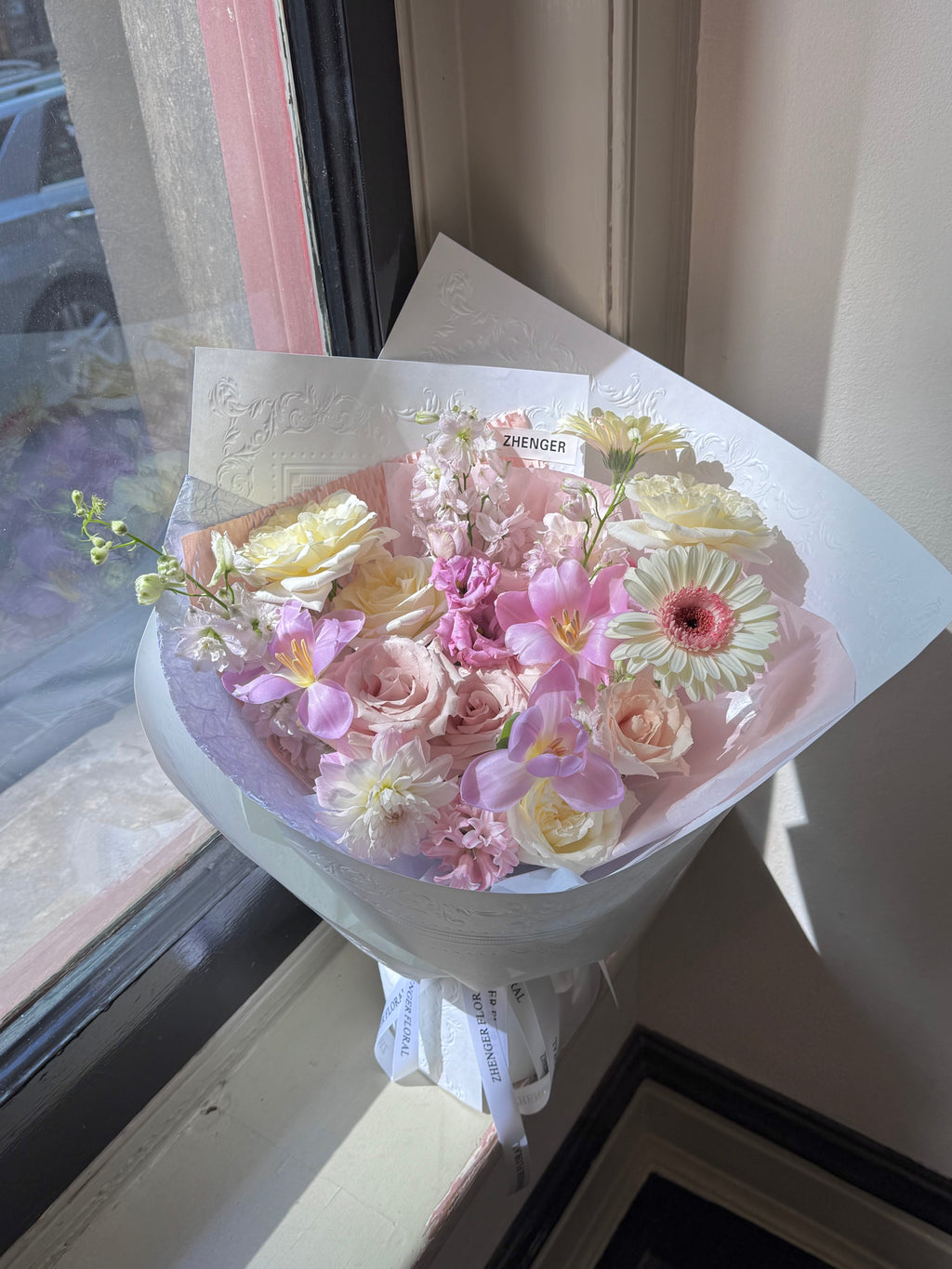 Whispering Petals（pink & purple)