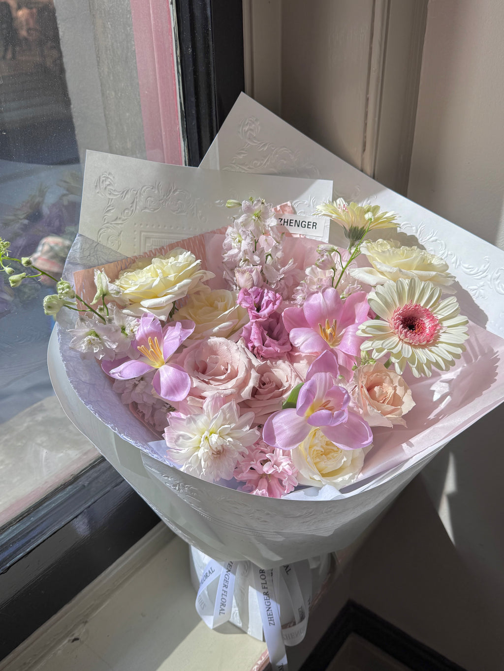 Whispering Petals（pink & purple)