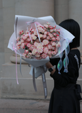 0v0 Pink Crush （pinky white spray roses)